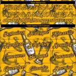 Custom Oktoberfest Beer Festival Performance T-Shirt in Gold and Black - 3D Design Personalized Gold Black 3D Oktoberfest