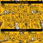 Custom Oktoberfest Beer Festival Performance T-Shirt in Gold and Black - 3D Design Personalized Gold Black 3D Oktoberfest