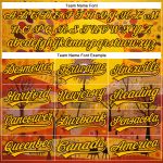 Custom Name Number Baseball Jersey - Personalized Gold Black 3D Pattern Design Abstract Art Personalized Gold Black 3D Pattern