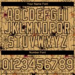 Custom Name Number Authentic Baseball Jersey with 3D Gold Black Spider Web Design - Personalized Team Apparel Personalized