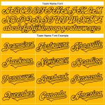 Custom Gold and Black 3D Pumpkin Halloween Baseball Jersey for Rave Events Personalized Gold Black 3D Rave Halloween Pumpkin