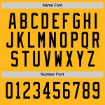 Customizable Gold Black Hockey Jersey - Personalized Sports Apparel Personalized Gold Black Hockey Jersey