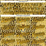 Custom Gold Black Leopard 3D Bomber Varsity Letterman Jacket for Men Personalized Gold Black Leopard 3D Bomber Full-Snap