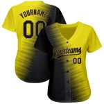 Customizable Gold Black 3D Baseball Jersey - Personalized Design, Unique Sports Apparel Personalized Gold Black-Old Gold
