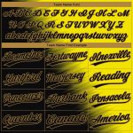 Customizable Gold Black 3D Baseball Jersey - Personalized Design, Unique Sports Apparel Personalized Gold Black-Old Gold
