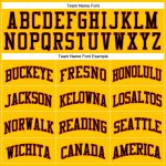 Personalized Gold and Black Basketball Jersey with Pinstripes in Black and Orange Personalized Gold Black Pinstripe Black-Orange