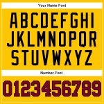 Personalized Maroon Basketball Jersey with Gold Black Pinstripes Personalized Gold Black Pinstripe Maroon Basketball Jersey