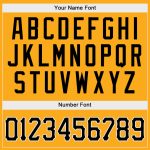 Custom Name and Number Personalized Authentic Baseball Jersey in Gold and Black-White Personalized Gold Black-White Authentic