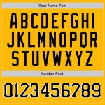Custom Gold Black-White Baseball Jersey with Personalized Name and Number - Authentic Raglan Sleeves Team Apparel Personalized
