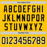 Custom Name Number Throwback Basketball Jersey - Personalized Gold Black-White Authentic Team Jersey Personalized Gold Black-White