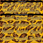 Personalized Leopard Print 3D Pattern Gold Black Varsity Bomber Full-Snap Jacket Personalized Gold Black-White Leopard Print
