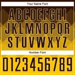 Custom Personalized Soccer Jersey - Gold Brown Cream Sublimation Uniform with Name and Number Personalized Gold Brown-Cream
