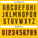 Custom Name and Number Personalized Authentic Basketball Jersey - Gold Brown-Orange Throwback Style Personalized Gold Brown-Orange