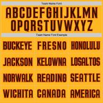 Personalized Gold Brown-Orange Mesh Football Jersey with Custom Name and Number - Authentic Team Apparel Personalized Gold
