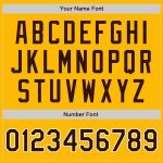 Custom Name Number Personalized Baseball Jersey - Authentic Gold Brown Pinstripe Design Personalized Gold Brown Pinstripe