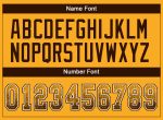 Custom Name and Number Football Jersey in Gold Brown White Mesh - Drift Fashion Team Apparel Personalized Gold Brown-White