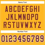 Custom Name Number Mesh Football Jersey - Personalized Gold Burgundy White Authentic Team Jersey Personalized Gold Burgundy-White