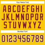 Custom Name Number Personalized Gold Crimson-White Baseball Jersey Authentic Sleeveless Team Apparel Personalized Gold Crimson-White