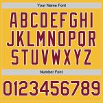 Custom Name Number Baseball Jersey - Personalized Gold Crimson White Authentic Team Jersey Personalized Gold Crimson-White