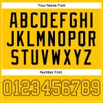 Custom Personalized Gold-Black Baseball Jersey with Name and Number - Authentic Sleeveless Team Apparel Personalized Gold