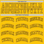 Custom Gold and Black Basketball Jersey - Personalized Throwback Design with Name and Number Personalized Gold Gold-Black