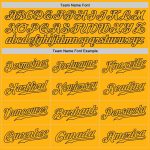 Personalized Gold Navy Baseball Jersey with Custom Name and Number - Authentic Team Apparel Personalized Gold Gold-Navy Authentic