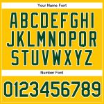 Custom Personalized Gold Green-White Baseball Jersey with Name & Number - Authentic Sleeveless Team Apparel Personalized