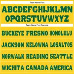 Custom Team Name & Number Personalized Gold Kelly Green Fleece Jogger Sweatpants Personalized Gold Kelly Green Fleece Jogger