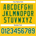 Custom Personalized Gold Green White Baseball Jersey Sleeveless with Team Name and Number Authentic Personalized Gold Kelly