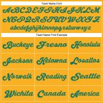 Custom Name Number Personalized Gold Kelly Green White Mesh Authentic Throwback Football Jersey Personalized Gold Kelly Green-White