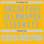 Custom Name and Number Personalized Gold Light Blue-White Baseball Jersey with Authentic Raglan Sleeves Personalized Gold
