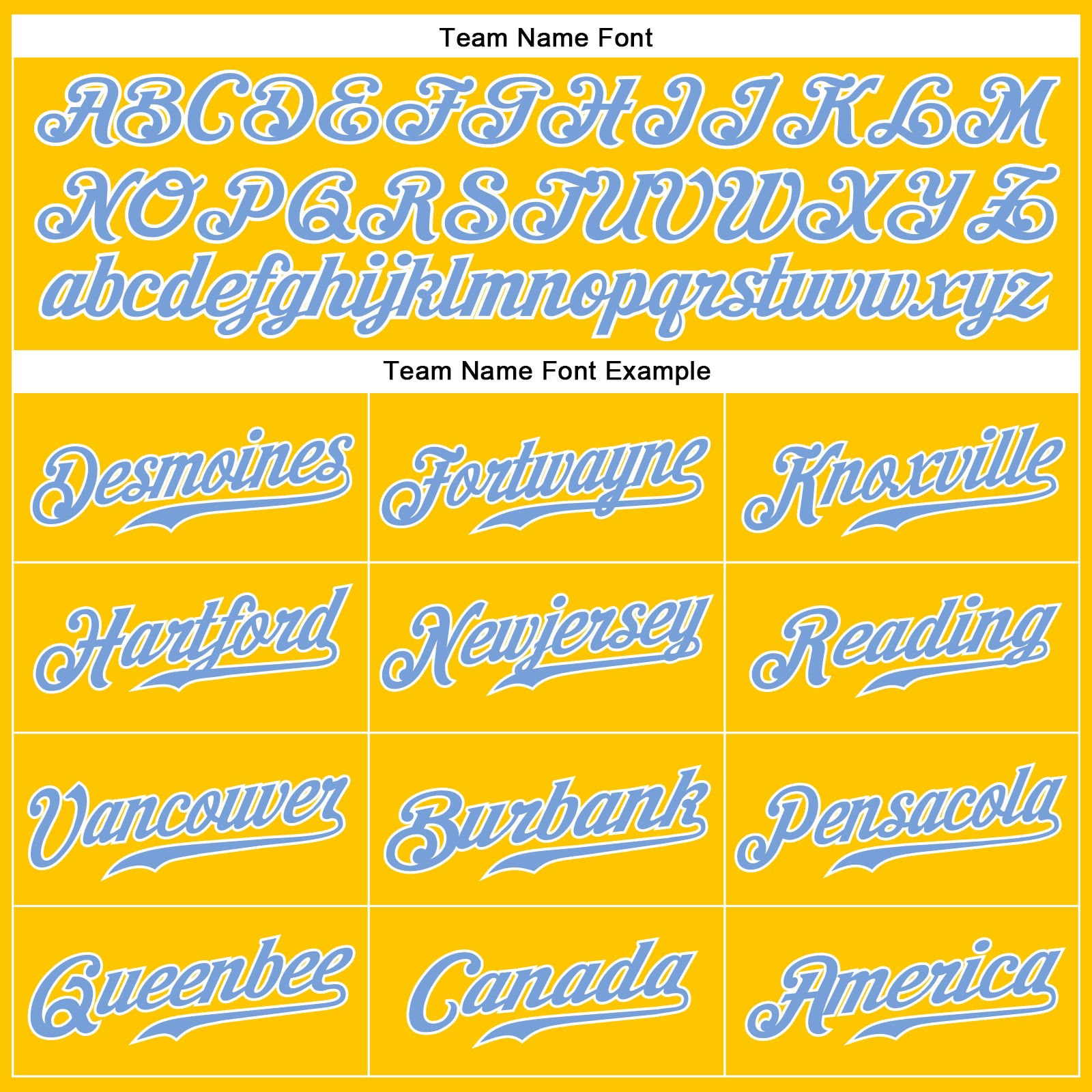 Personalized Gold Light Blue-White Authentic Sleeveless Baseball Jersey Team Custom Name and Number Custom Name and Number Sleeveless Baseball Jersey - Personalized Gold Light Blue-White Authentic Team Apparel Personalized - Image 3