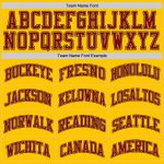 Custom Personalized Gold Maroon Black Basketball Jersey with Team Name and Number - Authentic Throwback Design Personalized