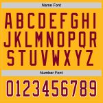 Custom Name Number Personalized Gold Maroon White Hockey Jersey - Team Sports Apparel Personalized Gold Maroon-White Hockey