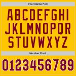 Custom Team Name Number Performance T-Shirt - Personalized Gold Maroon-White Design Personalized Gold Maroon-White Performance