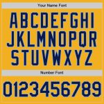 Personalized Gold Navy Light Blue Baseball Jersey - Authentic Sleeveless Style Personalized Gold Navy-Light Blue Authentic
