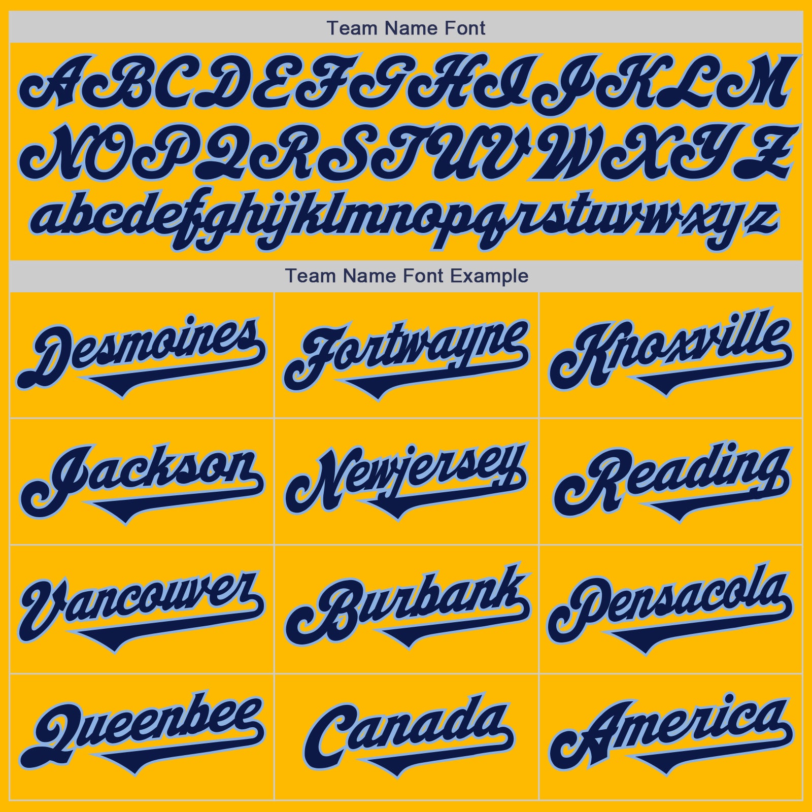 Personalized Gold Navy-Light Blue Authentic Two Tone Baseball Jersey Team Custom Name and Number Personalized Gold Navy-Light Blue Two Tone Baseball Jersey with Custom Name and Number Personalized Gold Navy-Light Blue - Image 4