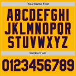 Custom Name Number Personalized Gold Red Navy Baseball Jersey Authentic Throwback Personalized Gold Navy-Red Authentic Throwback