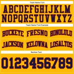 Custom Name Number Personalized Gold Navy-Red Basketball Shorts Authentic Throwback Team Style Personalized Gold Navy-Red