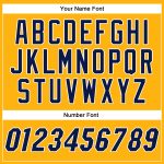 Personalized Gold Navy-White Baseball Jersey for Authentic Team Spirit Personalized Gold Navy-White Authentic Baseball Jersey