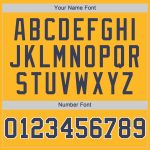 Custom Name and Number Personalized Gold Navy-White Baseball Jersey Authentic Team Gear Personalized Gold Navy-White Authentic