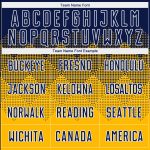 Personalized Gold Navy White Soccer Jersey Uniform - Custom Sports Apparel Personalized Gold Navy-White Sublimation Soccer
