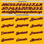 Custom Name Number Personalized Gold Orange-Black Basketball Jersey - Authentic Throwback Team Jersey Personalized Gold Orange-Black