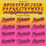 Custom Name Number Varsity Letterman Fade Jacket Personalized Gold Pink Black Bomber Full-Snap Fashion Personalized Gold