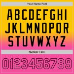 Custom Name Number Varsity Letterman Fade Jacket Personalized Gold Pink Black Bomber Full-Snap Fashion Personalized Gold