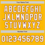 Custom Name Number Gold Pinstripe Baseball Jersey - White Crimson Authentic Fade Fashion Team Jersey Personalized Gold Pinstripe