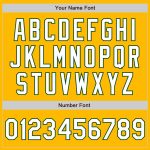 Custom Name and Number Personalized Gold Pinstripe Baseball Jersey - White-Green Authentic Fade Fashion Personalized Gold