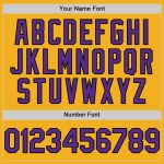 Personalized Gold and Purple-Black Baseball Jersey for Men - Authentic Sleeveless Style Personalized Gold Purple-Black Authentic