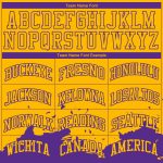 Custom Name Number Sublimation Basketball Jersey Personalised Gold Purple Color Splash Round Neck Suit Personalized Gold