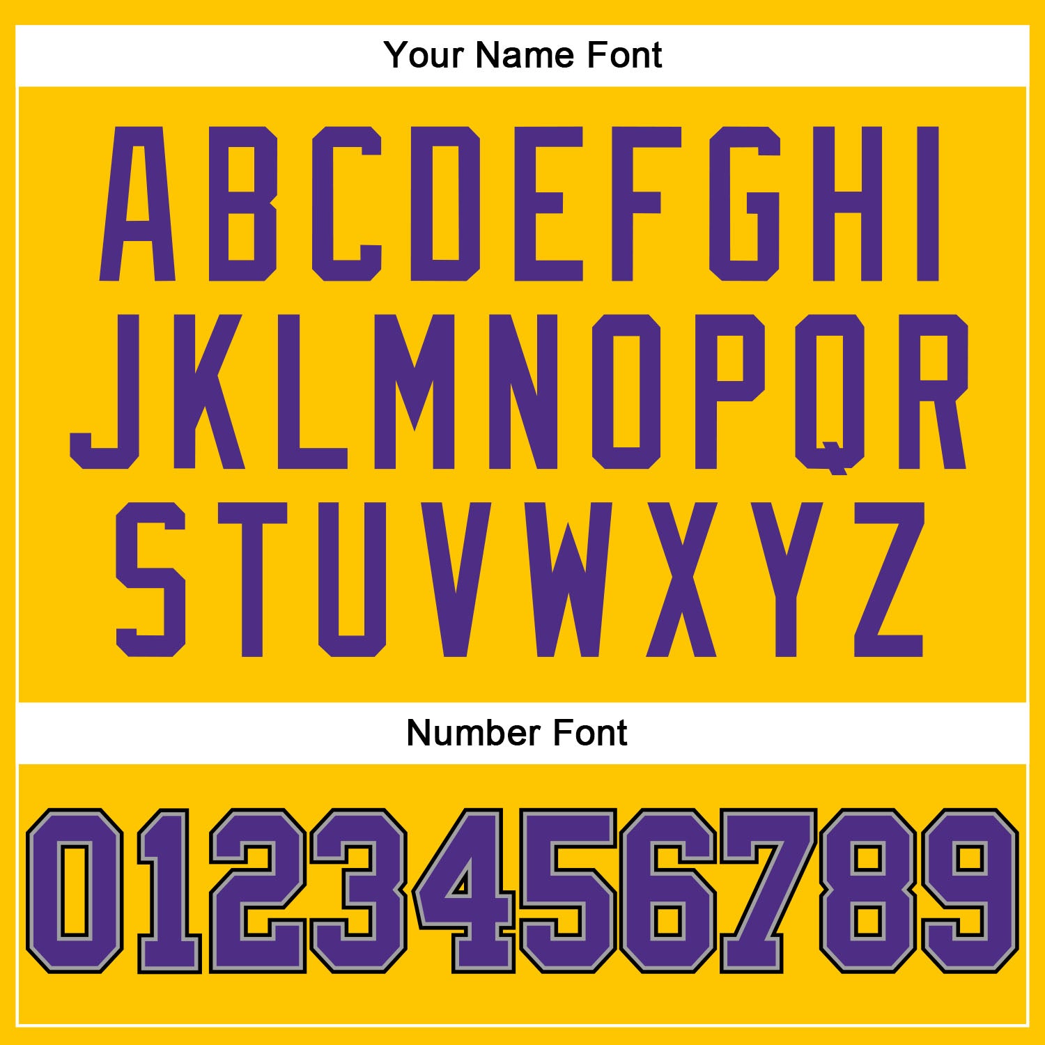 Personalized Gold Purple-Gray Authentic Throwback Basketball Jersey Team Custom Name and Number Custom Name and Number Personalized Gold Purple-Gray Basketball Jersey - Authentic Throwback Style Personalized Gold Purple-Gray - Image 4